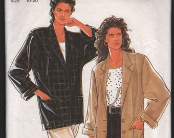 Simplicity 9827 UNCUT Misses Jacket sewing pattern ID623