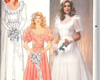 Butterick 4765  Misses' Bridal Gown Bridesmaid dress and Cummerbund   ID394 sewing pattern