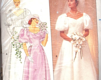 Butterick 4766  Wedding Gown and Bridesmaid Dress ID397 Sewing Pattern