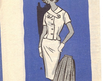 Missouri Ruralist  9466 UNCUT 1960's Slim Skirt and Jacket Sewing Pattern  ID530