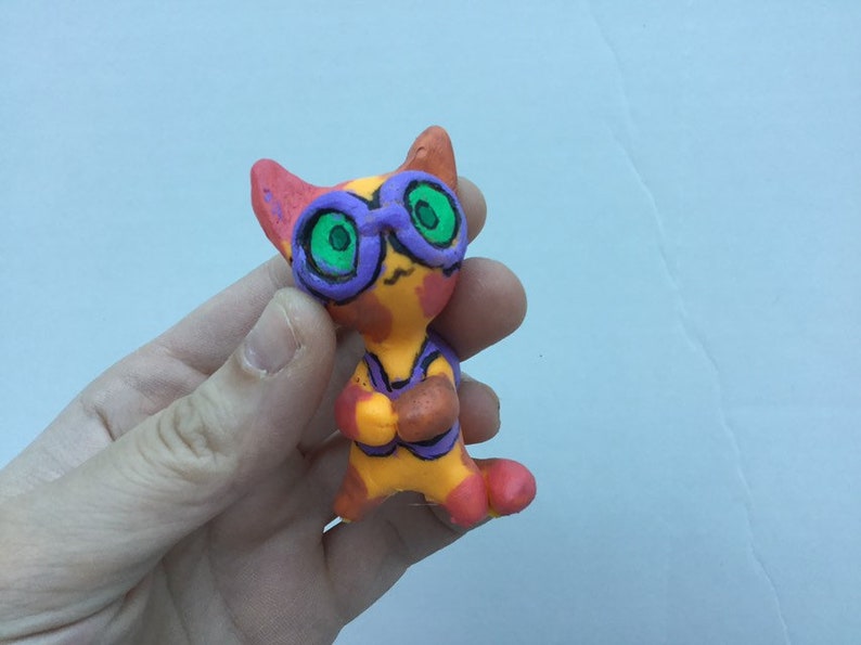 Mini Fighting Dreamers cat figures image 2