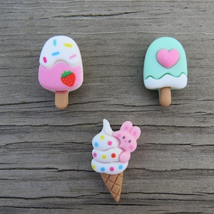 Ice Cream Needle Minder, Needle Minder, Magnetic Needle Minder, Cross Stitch, Cross Stitch Supplies, Popsicles, Bunny Ice Cream Cone