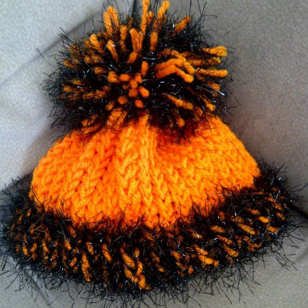 Loom Knitted Baby Hat
