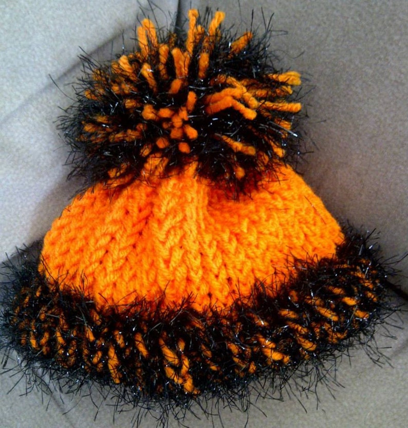 Loom Knitted Baby Hat image 1