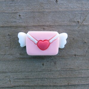 Love Letter Needle Minder, Love Needle Minder, Heart Needle Minder, Needle Minder, Pink, Love Letter, Love Needle Minder, Letter