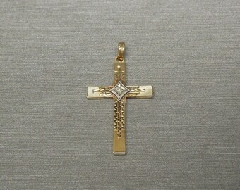 14k Esemco Cross - Etsy
