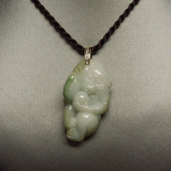 Jade Gold Pendant - Etsy