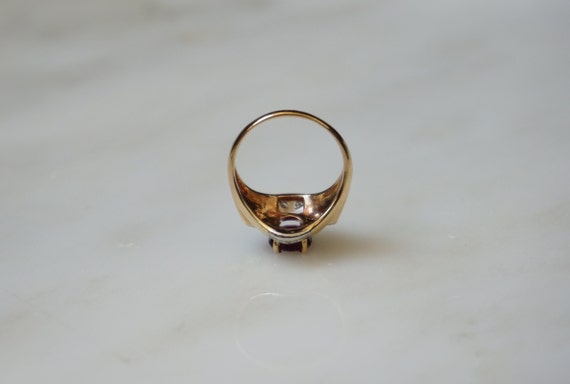 Mid-Century Ruby Ring / Mid Century Estate C1960 … - image 7