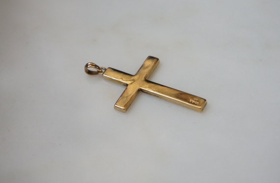 Antique 10K Gold Cross / Antique Estate C1930 10K… - image 6