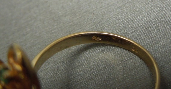 Mid Century Estate C1960 14K Gold 1.00TCW Natural… - image 8