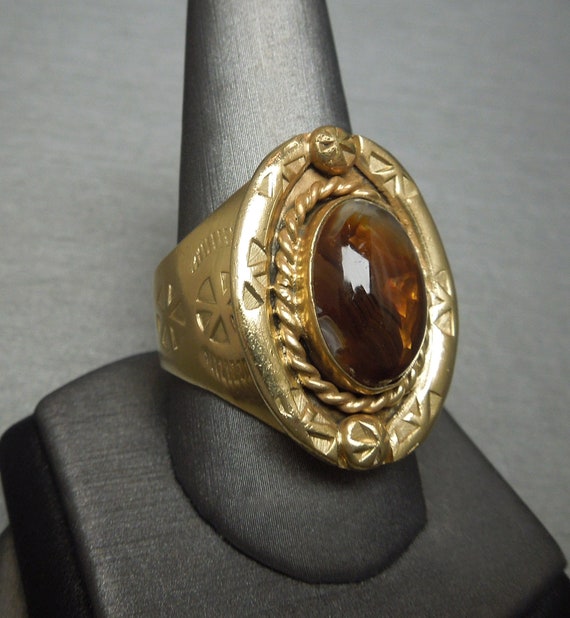 Unisex / Men's Vintage Estate C1970 Gold Vermeil … - image 1