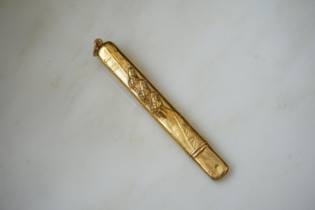 Victorian Toothpick Antique Gold Horse Toothpick Case Fob / Antique Victorian Estate C1900 ...