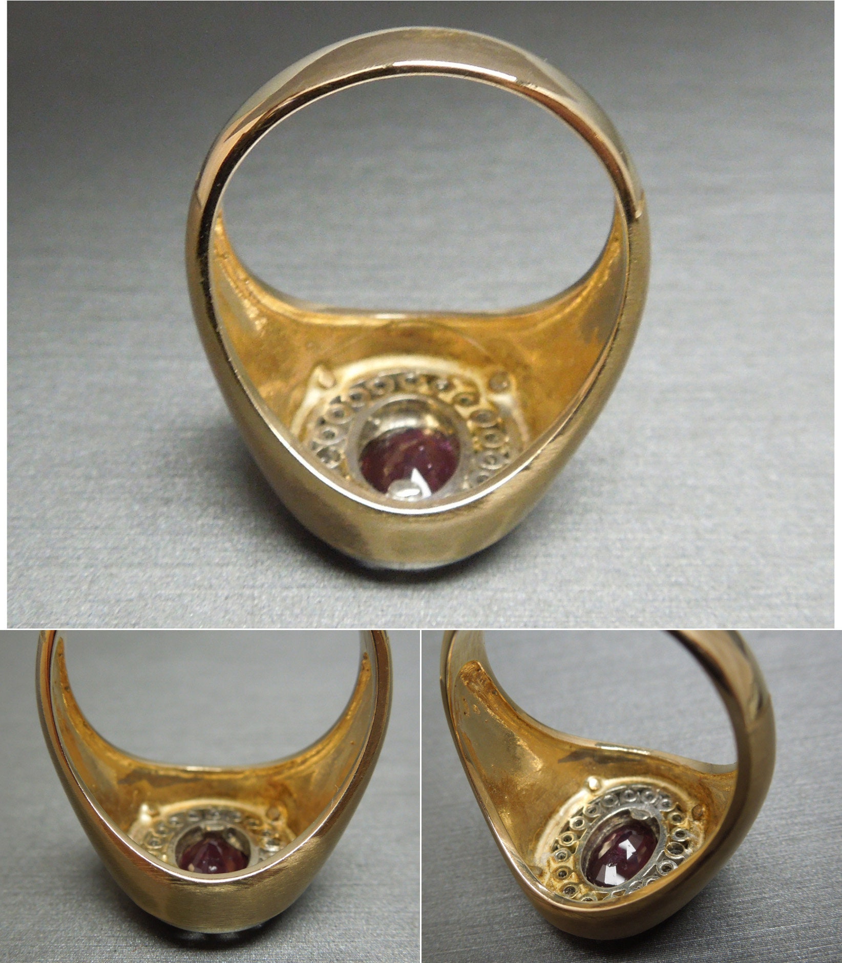 【VINTAGE HOLLYWOOD】Matte Classic Chain Ring_VH2533RI070M The Joni 14k Gold Emerald Cut Ring - Crystal Quartz – Sheryl