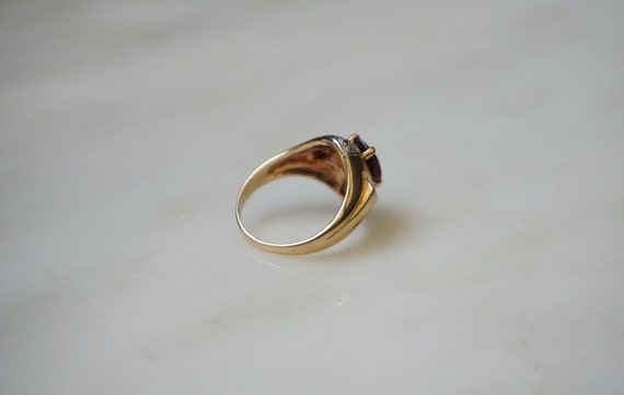 Mid-Century Ruby Ring / Mid Century Estate C1960 … - image 3