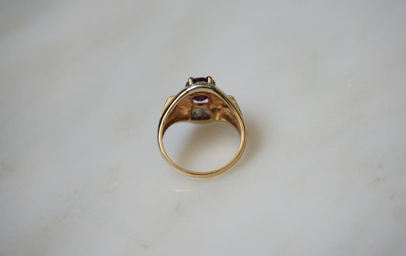 Mid-Century Ruby Ring / Mid Century Estate C1960 … - image 4