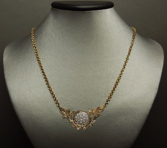 Vintage Estate C1960 10K 14K Gold Filigree 0.50TCW