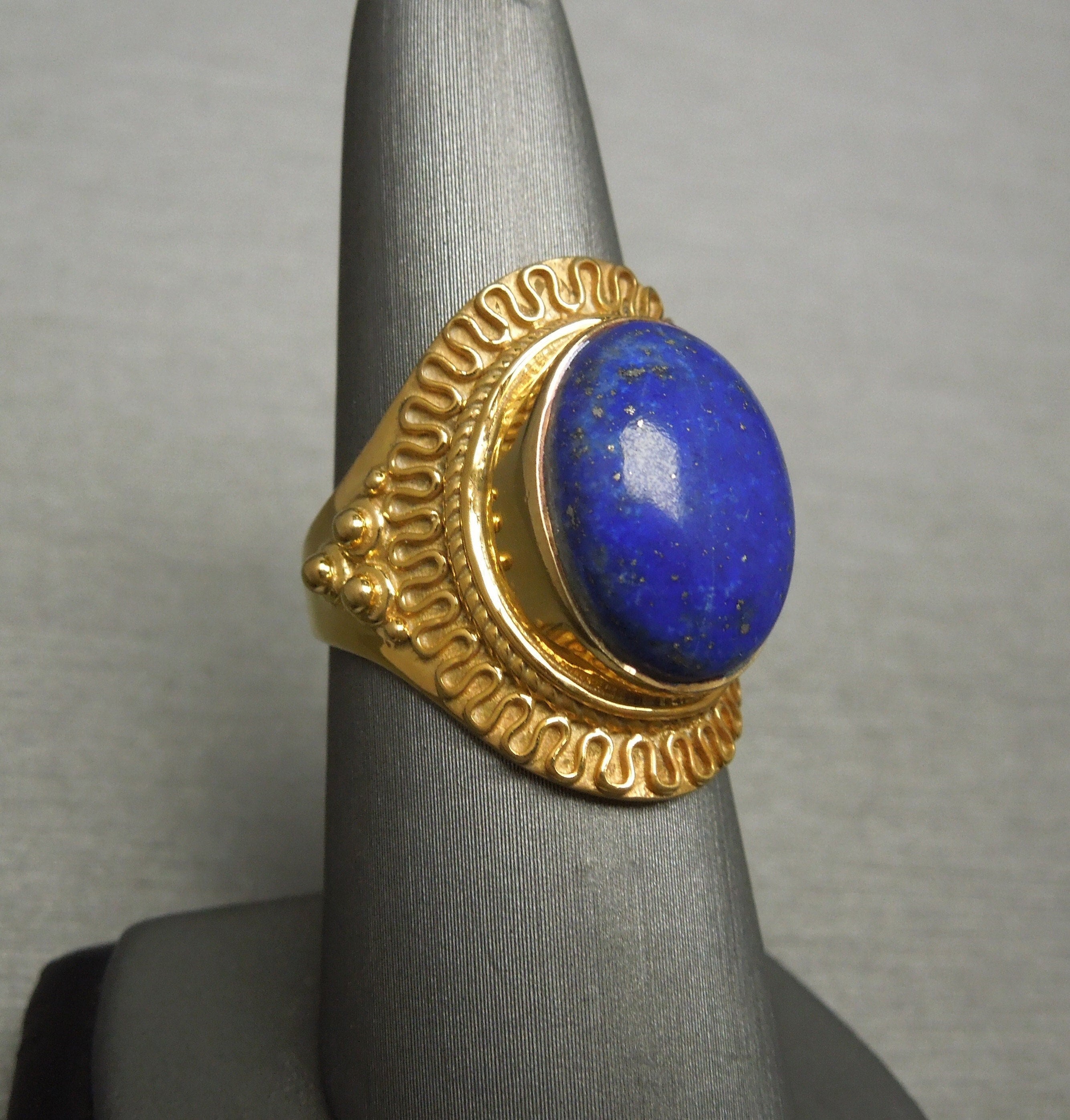 アクセサリー VINTAGE HERMES RING(LAPIS LAZULI) Authentic HERMES Ring Lapis Lazuli Vintage Stone Sterling