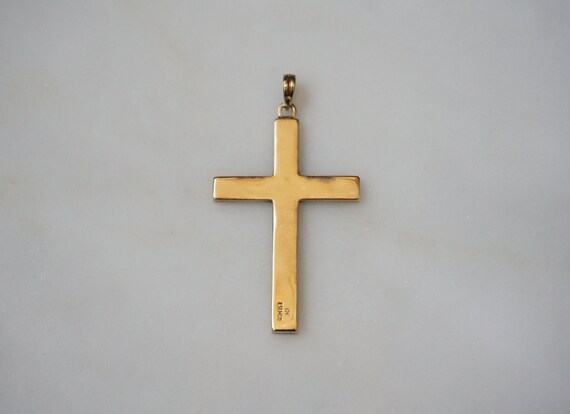 Antique 10K Gold Cross / Antique Estate C1930 10K… - image 3