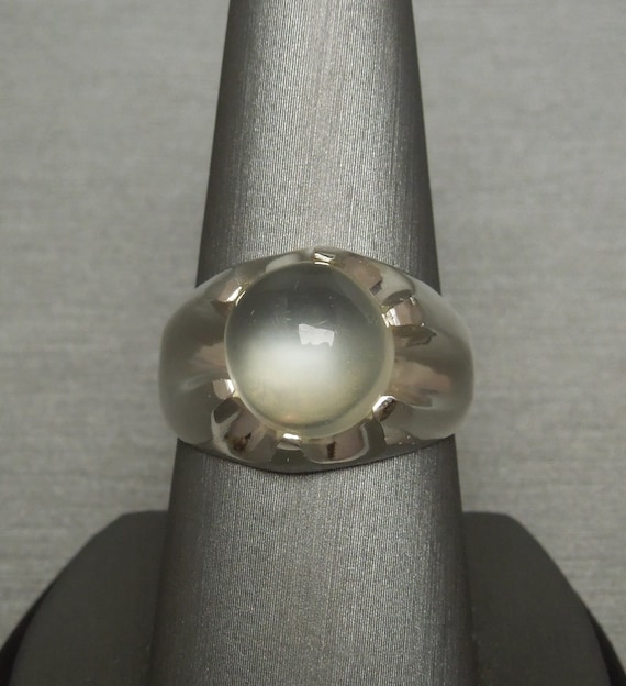 Men's Vintage Estate C1950 Sterling Silver 6.12ct 