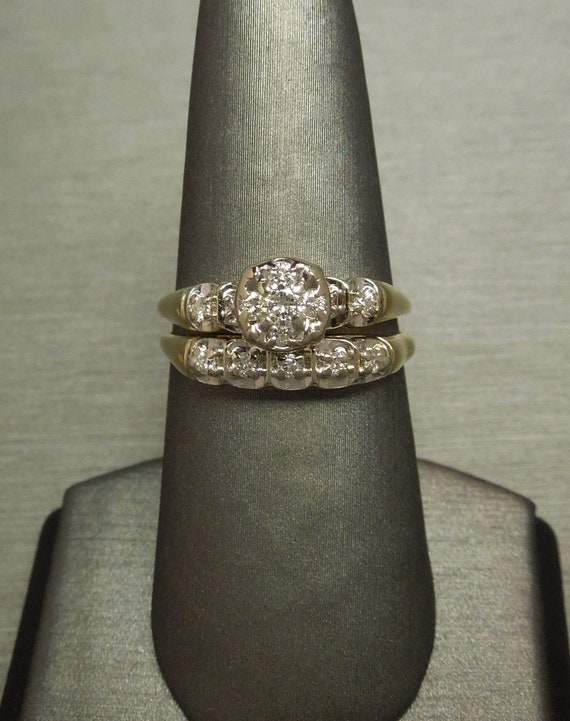 Estate wedding hotsell ring sets