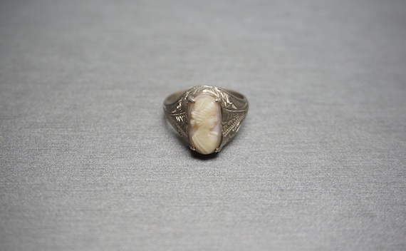 Antique Cameo Ring / Antique Pre Art Deco Estate … - image 1