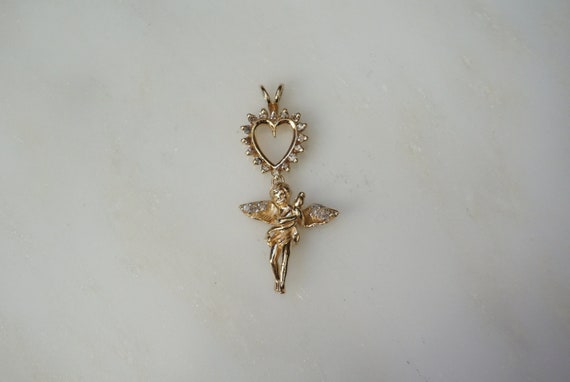 Vintage 14k cherub angel - Gem Vintage 14k cherub angel - Gem