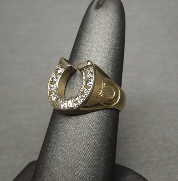 Antique clearance horseshoe ring