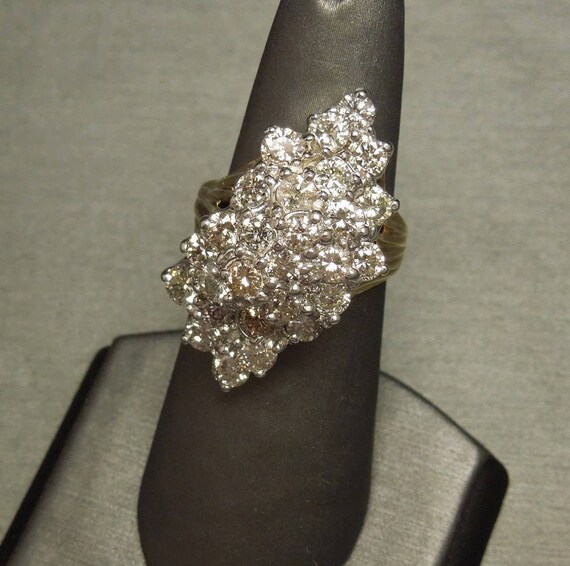 Vintage Estate C1970 14K Gold 5.50TCW Massive Brilliant