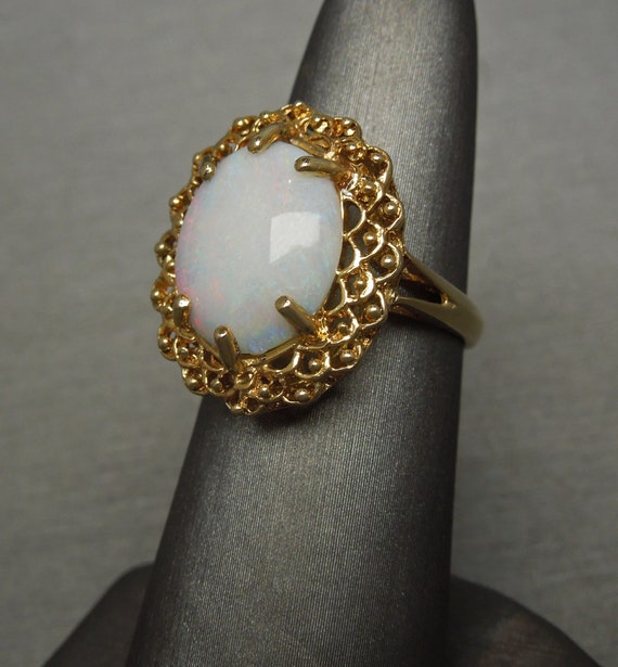 Vintage Mid Century Estate C1960 14K Gold Natural… - image 3