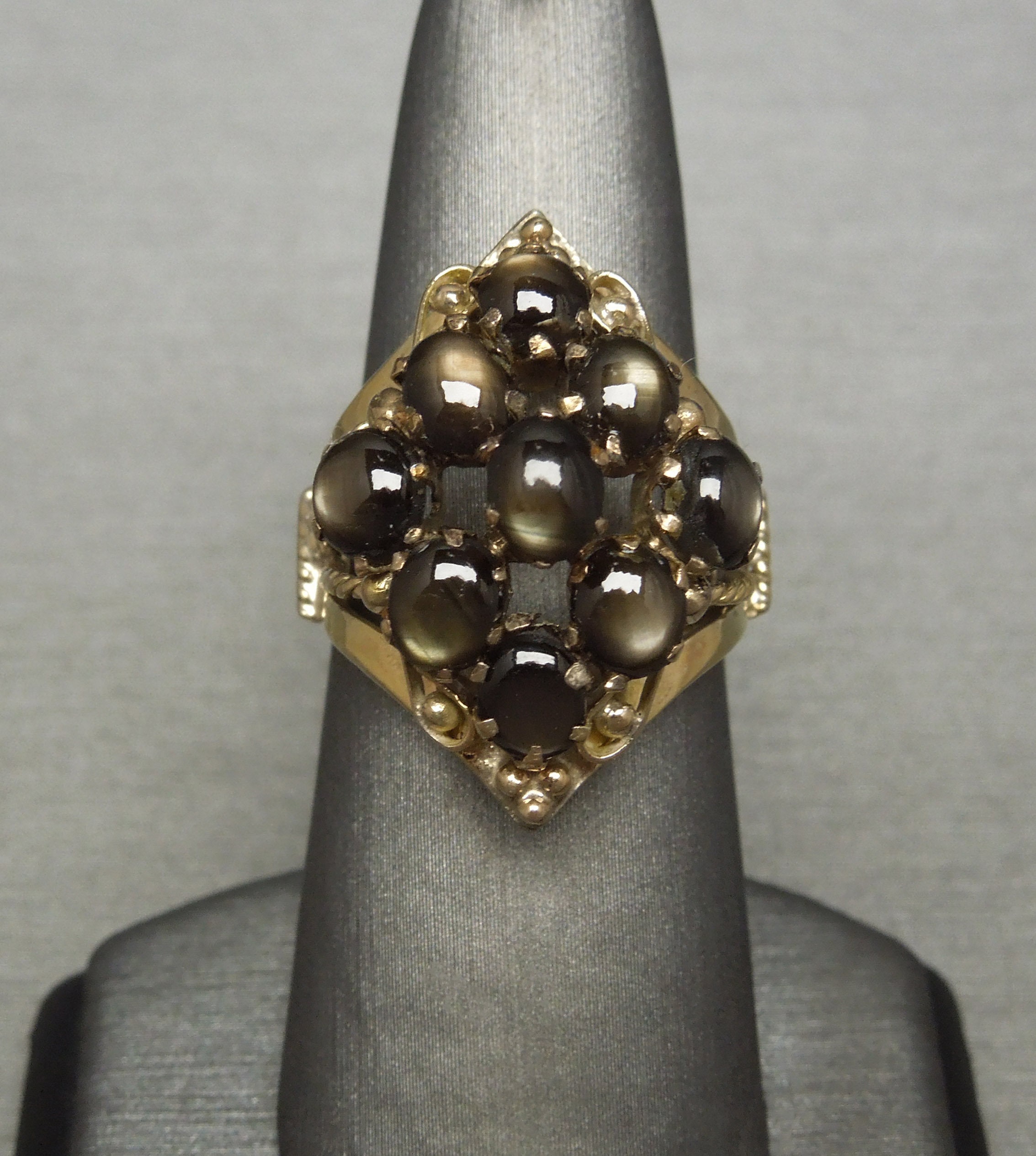 Vintage Mid Century Estate C1960 Handmade 10K Gold 6.50TCW