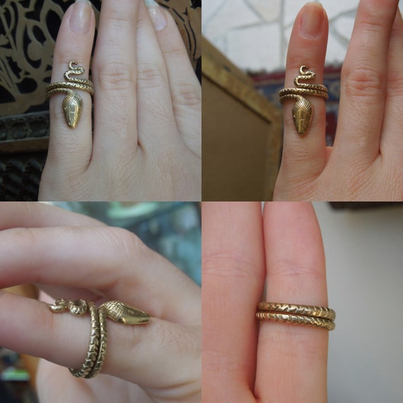 Antique Estate C1940 10K Solid Gold Orientalist S… - image 2