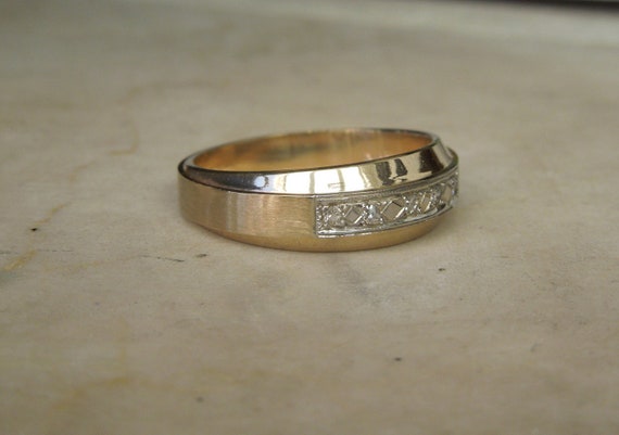 Unisex Vintage Mid Century Estate C1960 14K Gold … - image 3