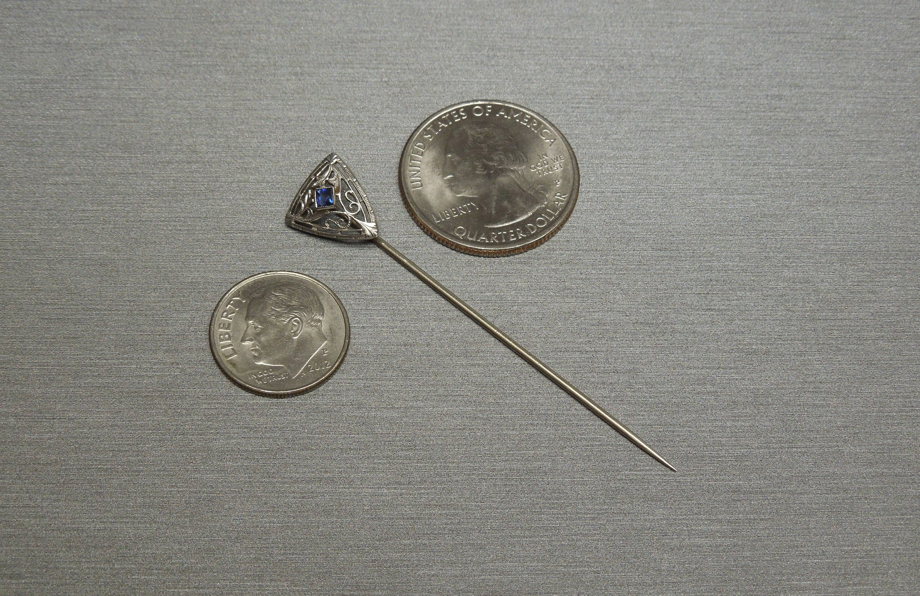 UK ヴィンテージ 9K ストックピン タイピン 英国製 UK ヴィンテージ 9K ストックピン タイピン 英国製