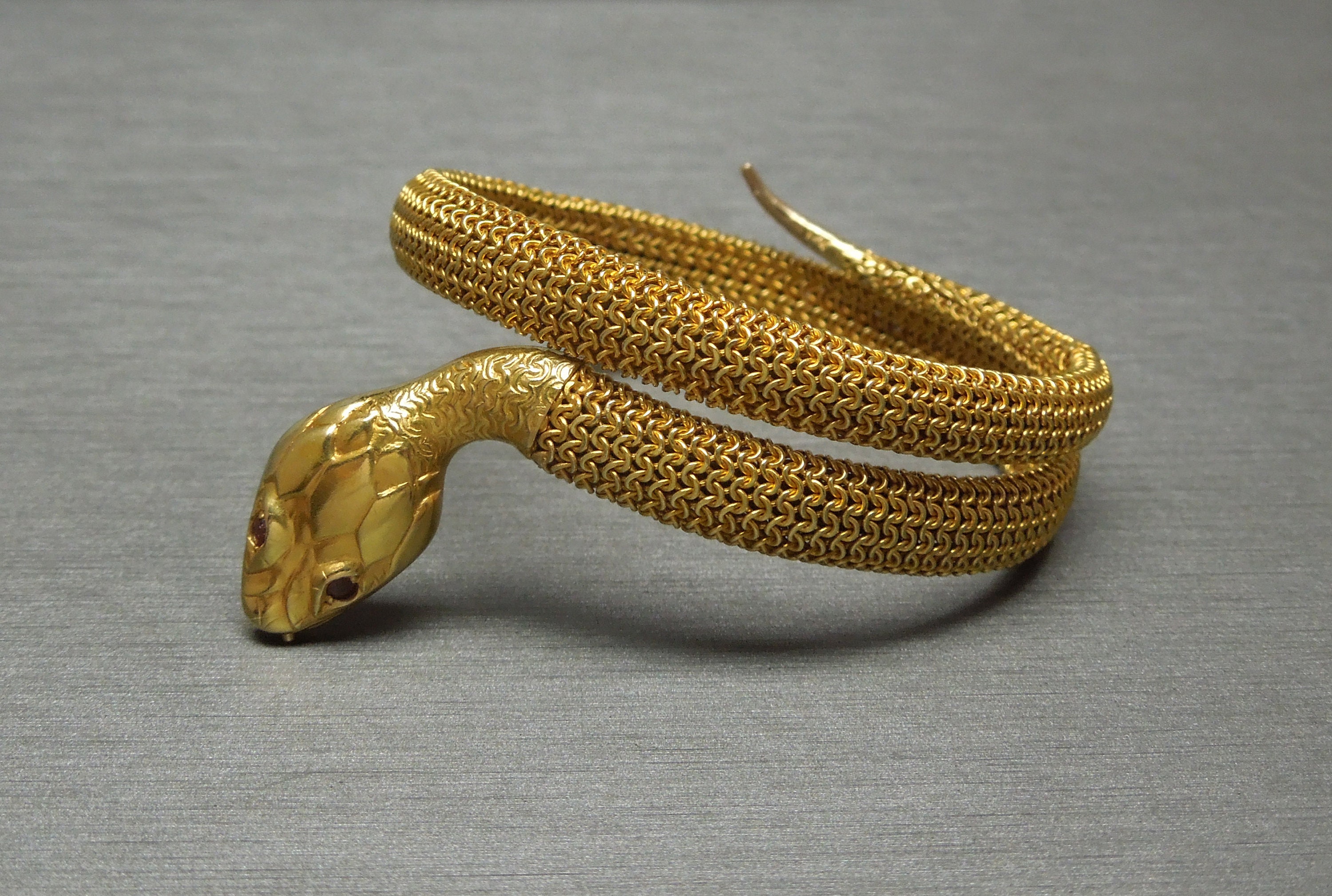 Macy's Diamond Snake Bypass Bangle Bracelet (1/2 ct. t.w.) in 14k Gold-Plated  Sterling Silver - Macy's
