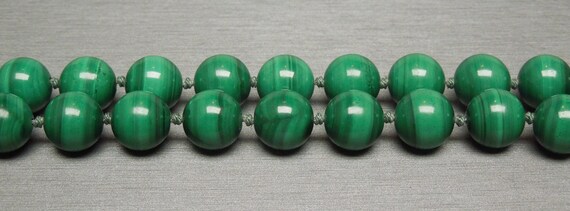 Vintage Estate C1970 Chinese Import Malachite Gem… - image 3