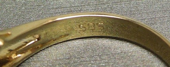 Vintage Estate C1980 14K Yellow Gold 1.50TCW Fanc… - image 6