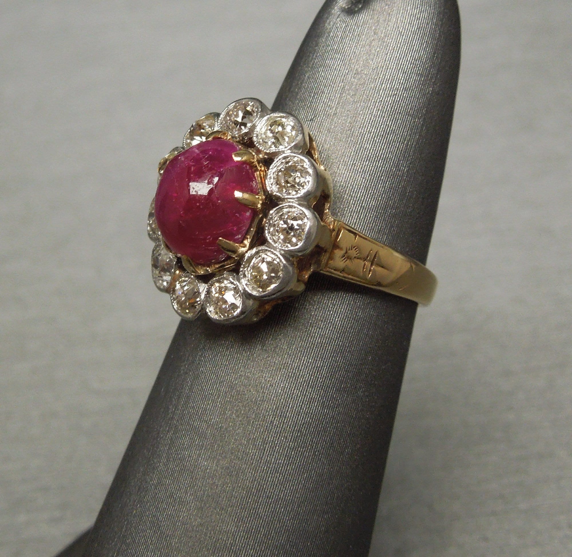 ruby estate ring