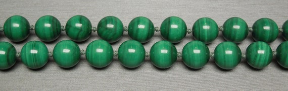 Vintage Estate C1970 Chinese Import Malachite Gem… - image 2