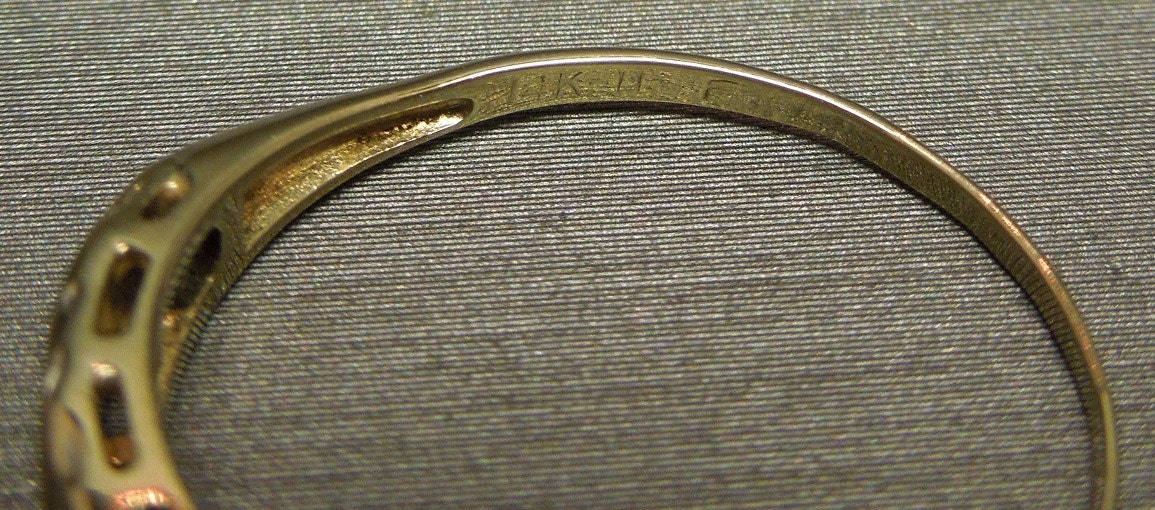 Treated Blue Diamond Vintage-Inspired Milgrain Wedding Band