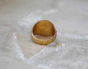 Vintage U.S. Coast Guard Ring / Men's Vintage Mid Century Estate