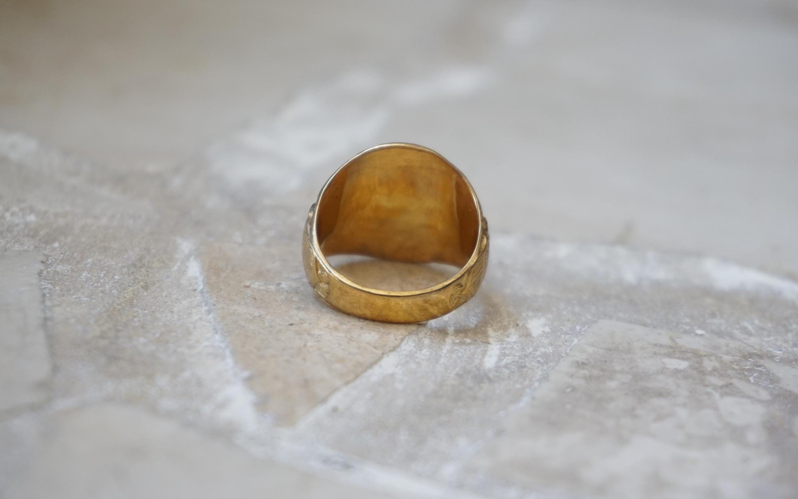 Vintage U.S. Coast Guard Ring / Men's Vintage Mid Century Estate