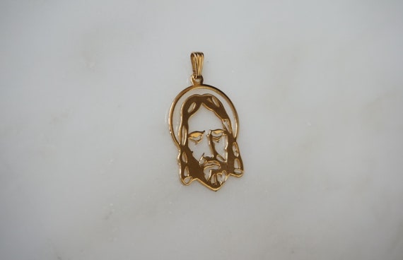 Vintage jesus head pendant - Gem Vintage jesus head pendant - Gem