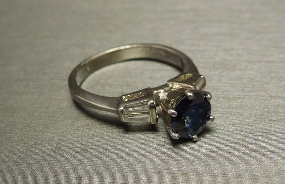 Vintage Estate C1970 Classic 14K White Gold 1.52T… - image 6