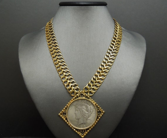 ⑦Etoile Coin Necklace【＃Casual】 （Gold） for-future-reference-vintage-