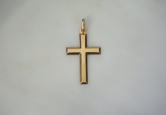 Gold cross with a chain ☆ zlotychlopak.pl ☆ Gold stamp 585 333 Low price!