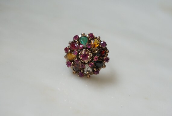 Thai Princess Ring / Mid Century Estate C1960 10K… - image 5