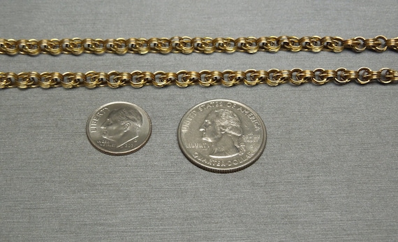 Victorian Gold Link Chain / Victorian Estate Circ… - image 5