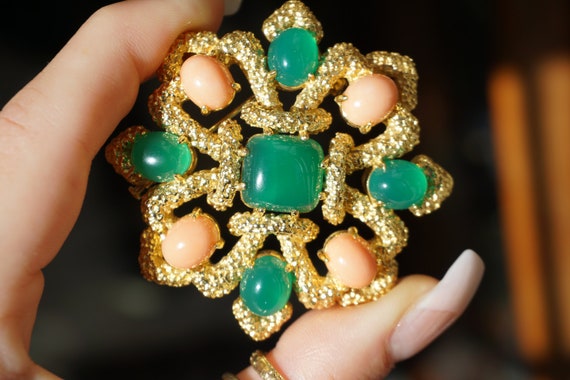 Van Cleef & Arpels Brooch / Vintage Estate C1970 … - image 2