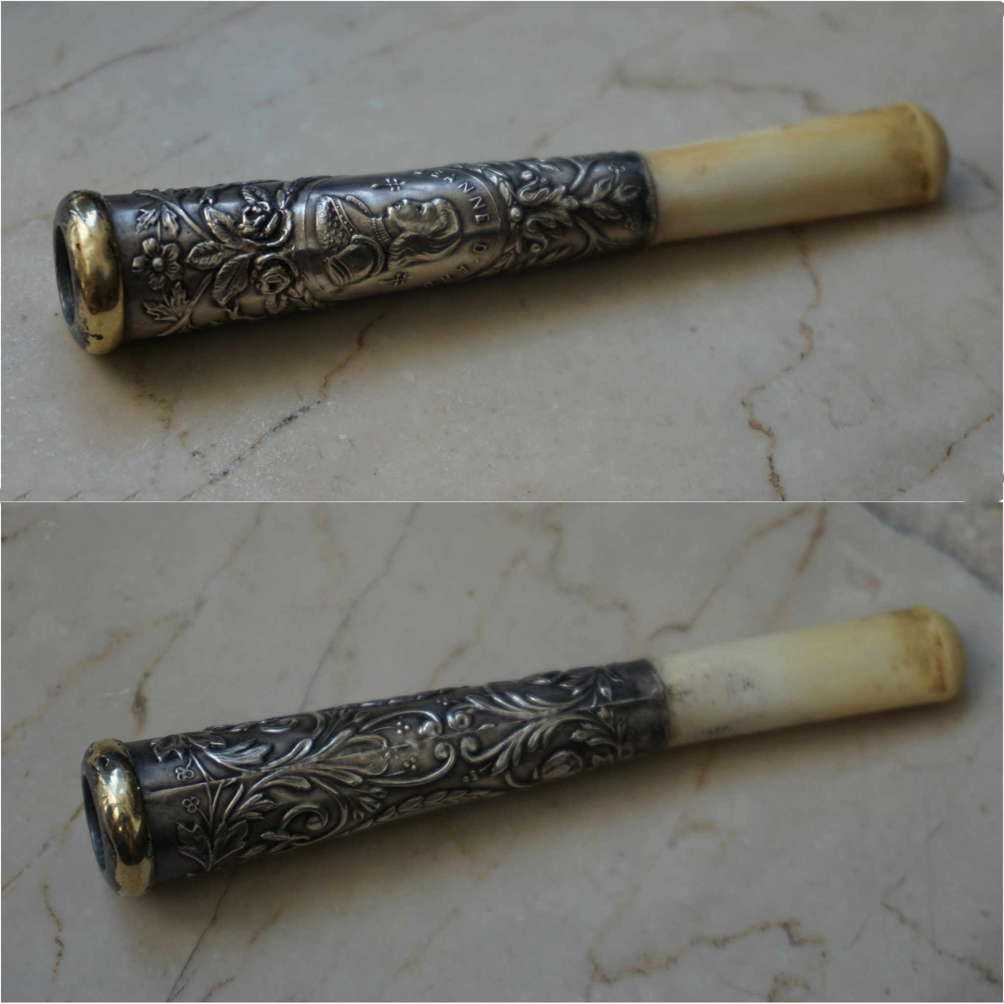 ●SUNDAYOFFCLUB● Cigarette Holder Necklace - Antique Silver Cigarette Holder Necklace - Etsy