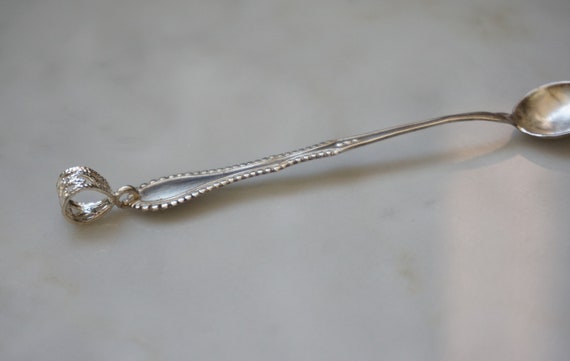 50pcs Antique Silver Spoon Pendant Charms Mini Alloy Kitchen Tableware Charms Micro Scoops Spoon Pendants Jewelry Findings For Necklace Bracelet Keychains Home Kitchen Supplies